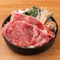料理メニュー写真&nbsp;国産牛サーロインの牛鍋
