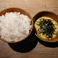 【鍋の〆】雑炊(御飯・生卵・のり・薬味)