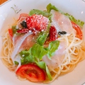 料理メニュー写真 【夏季限定】大辛の生ハムとトマトの冷製パスタ