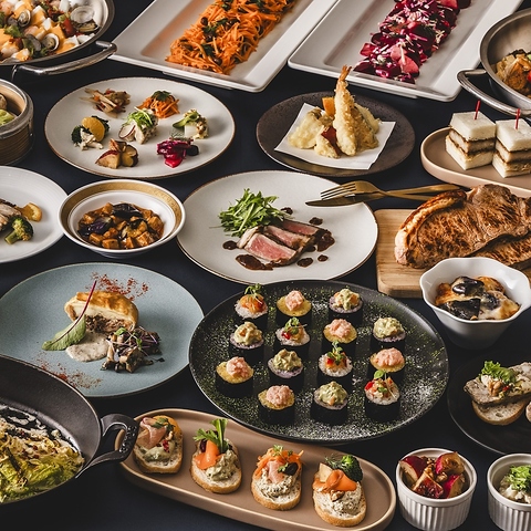 【ＪＲ福島駅すぐ】和洋中の料理＆デザートと“美味しい野菜”を少しずつ、たくさん