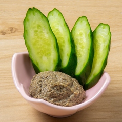 カニみそと胡瓜