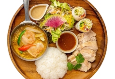 カオマンガイ&ふんわり玉子カレー炒め