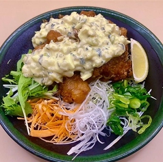 鶏ももの唐揚げ ねぎソースタルタル