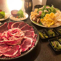 海と山の幸のコース写真