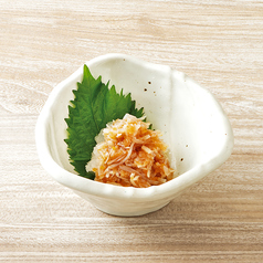 鯨の梅水晶/豚のあたりめ/ガツポン酢　各