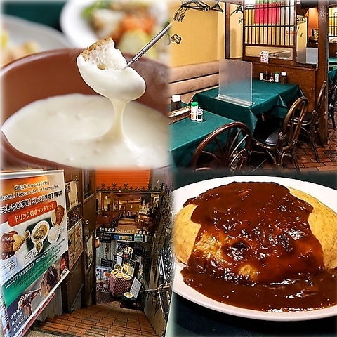 昭和レトロな秋葉原の洋食店で飲み放題と洋食を満喫♪