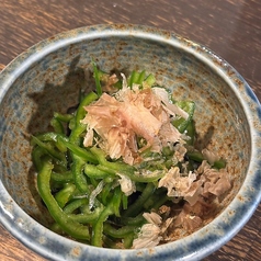 ピーマンと干し海老のさっぱり和え