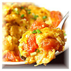 ふわふわ玉子とトマト炒め