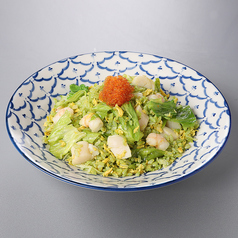 海鮮レタスチャーハン