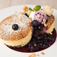 ブルーベリークリームチーズパンケーキ
