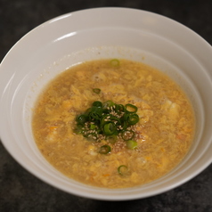 鶏白湯たまごスープ