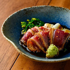 下仁田ネギの鴨わさ