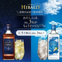 ハイボリー(ハイボール/水/ロック/お湯)