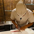 お客様の目の前