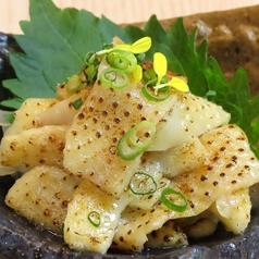 鶏皮炙りポン酢ジュレ