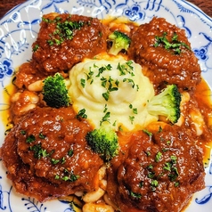 鶏もも肉のリヨン風ヴィネガー煮込み