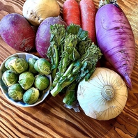 新鮮お野菜を使用したお料理