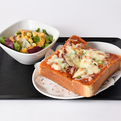 厚切りピザトーストセット