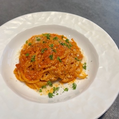 チーズとトマトソース