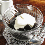 ハンバーガーを食べた後は、〆にスッキリする「コーヒーゼリー」がおすすめです♪