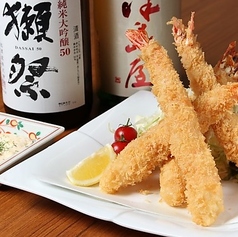 当店自慢の、特大海老フライ！