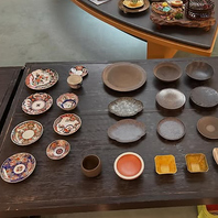 料理を彩る器にもこだわりを◎