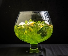 B・I・Gキウイ&レモンシャーベットモヒートパンチボウル