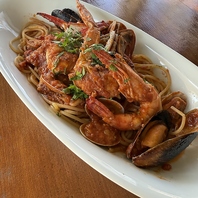 ペスカトーレ魚介のトマトソーススパゲッティ