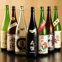様々な方にお楽しみいただける日本酒のラインナップ