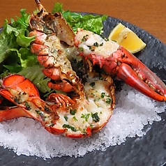 カナダ産オマール海老のガーリックバター焼き