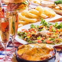 ボリューム満点のお料理