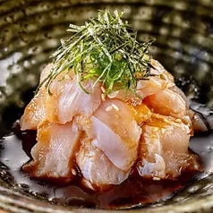 冷製地鶏の定番 とりわさ