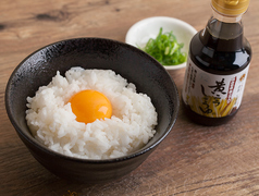 黄ニラ醤油の卵かけご飯