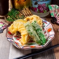 料理メニュー写真&nbsp;旬野菜の天ぷら盛り合わせ