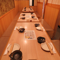 各種ご宴会に◎最大32名様まで貸切でもご利用可能です！