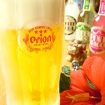 沖縄の定番オリオンビール！やんばるの水で仕込んだスッキリとした旨さ。沖縄料理との相性ぴったり☆