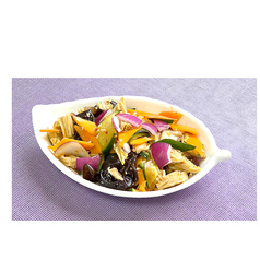 きゅうり、湯葉、キクラゲ、にんじん和え