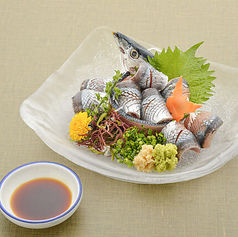 活あじ(2尾・刺身またはたたき)