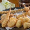 料理メニュー写真&nbsp;串かつ単品（１本）120円～