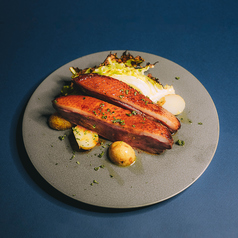 マグレ鴨ロースの照り焼き（新じゃがと春キャベツのロースト）※約250g