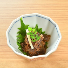 鮪と生若芽のしぐれ煮