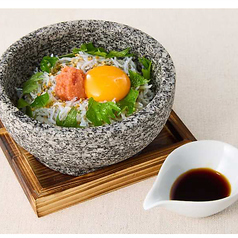 しらすと明太子の石焼飯