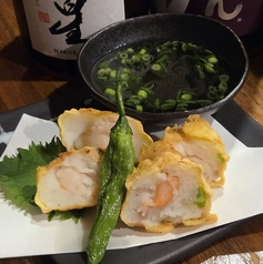 自家製ぷりぷり海老しんじょう