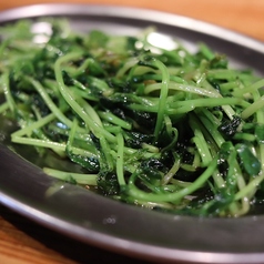 豆苗炒め
