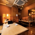 掘りごたつ席。ゆったりお寛ぎいただけます♪
