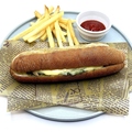料理メニュー写真&nbsp;バゲットサンド(ハム＆チーズ・チキン＆バジル)