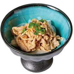 炙り鶏皮鶏ポン酢