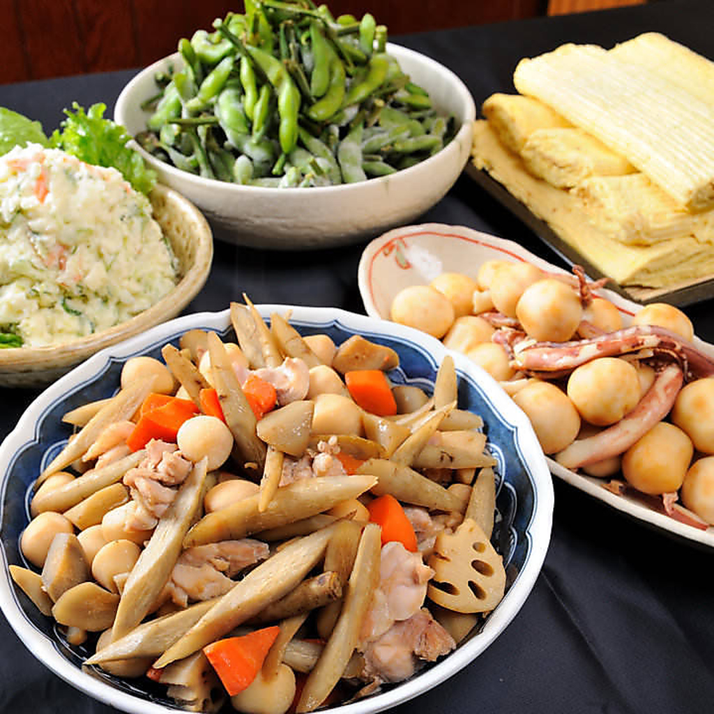 こだわりの肴料理を存分に堪能　飲み放題付きコースは3800円～