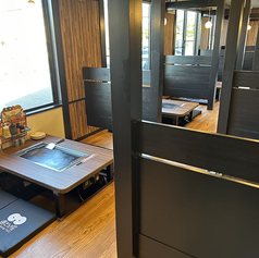 ４名様までの掘りごたつ席