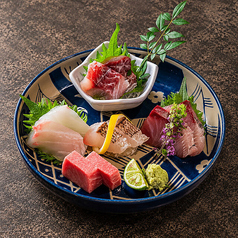 本日の鮮魚五種盛り